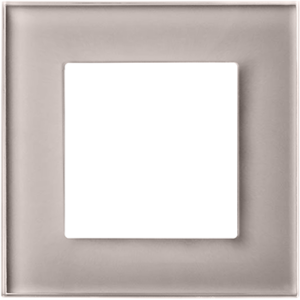 Светло-дымчатый цвет (механизмы выключателей, розеток, рамки, стеклянные панели)